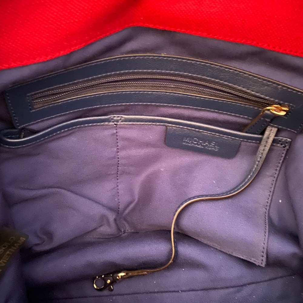 MICHAEL Michael Kors Striped Large Canvas Tote Bag - Picture 4 of 5